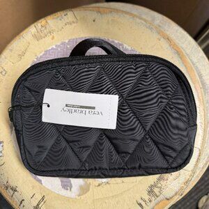 Vera Bradley Ultralight Essential Mini Belt Bag Scroll Black Wallet Purse